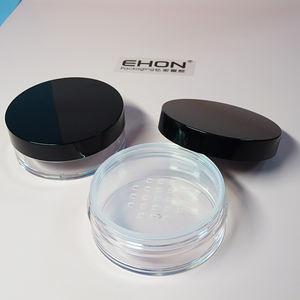 Frasco de plástico con purpurina de dos pisos, frasco de polvo suelto para cosméticos, estampado en caliente, nuevo modelo - Product Image 5