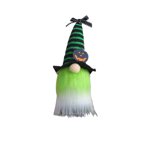 Nouveau transfrontalier 20.23 millions jour saint Mini chapeau de sorcière tricolore fantôme Halloween matériau en tissu écologique poupée adulte - Product Image 1