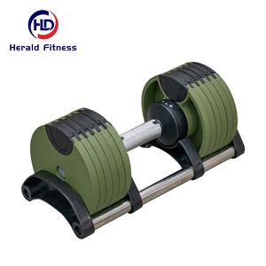 Haltères réglables pour la <span class=keywords><strong>musculation</strong></span>, accessoires <span class=keywords><strong>de</strong></span> fitness, empilables en acier, 20 kg, avec plateau - Product Image 1