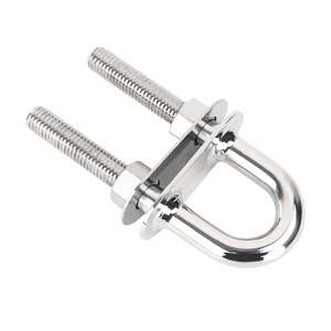 Perno en U de Acero Inoxidable de Alta Resistencia Clase 10.9 12.9 con Cabeza Hexagonal y Tuercas para Herrajes Marinos y Accesorios para Barcos - Product Image 1
