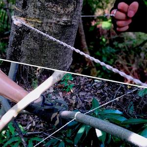 Juego <span class=keywords><strong>de</strong></span> trípode para acampar Make Fire and Campfire que incluye Sierra para acampar <span class=keywords><strong>de</strong></span> pedernal y trípode para acampar para cocinar - Product Image 3