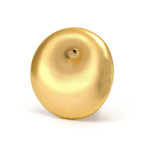 Fashionable Stainless Steel 18K Real Gold Plated Color Retention Exaggerated Large Round Swirl Open <b>Adjustable</b> <b>Rings</b> for Women - Product Image 6