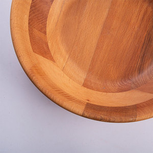 Tazón de Madera Moderno de Gran Calidad, Hecho a Mano, de 30 cm, con Superficie Lisa, para Servir - Product Image 2