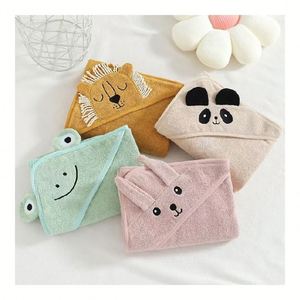 Toallas Personalizadas con Logotipo para Niños, 100% Algodón, Toalla con Capucha Suave de Felpa Personalizada para Bebés, Regalo para Recién Nacidos - Product Image 1