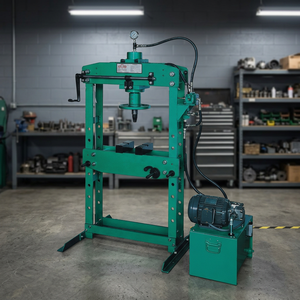 Presse hydraulique verticale automatique à cadre en H de 15 tonnes, modèle Jo Long JL-15E, nouvelle machine industrielle en gros de Taïwan - Product Image 3