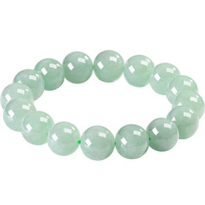 Bracelet en jadéite naturelle du Myanmar, vert clair, design original, UNISEXE, style chinois, cadeau avec certificat d'évaluation SL151 - Product Image 5