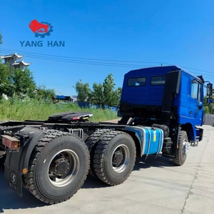 Camion tracteur Shacman 6x4 d'occasion, tête motrice, semi-remorque, transporteur de conteneurs lourds - Product Image 3
