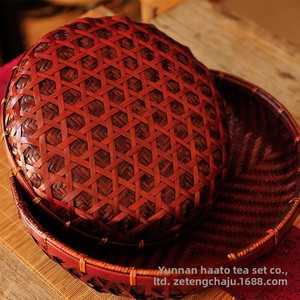 Panier de rangement vintage en bambou fait main et écologique, boîte à collation multifonction avec finition tressée pour fruits secs, pelle à poussière ou usage alimentaire - Product Image 6
