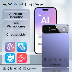 เครื่องบันทึกเสียงดิจิทัล ไม่มีค่าบริการรายเดือน ChatGPT AI เครื่องบันทึกเสียงแบบแ<span class=keywords><strong>ม</strong></span>่เหล็ก เครื่องถอดเสียงพูด บันทึกการประชุ<span class=keywords><strong>ม</strong></span> <span class=keywords><strong>สรุป</strong></span>การประชุ<span class=keywords><strong>ม</strong></span> 152 ภาษา 64GB - Product Image 1