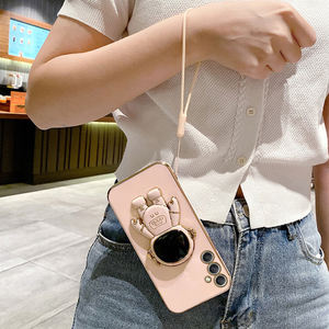 Custodia porta telefono con cinturino astronauta per <span class=keywords><strong>Samsung</strong></span> Galaxy A21S A20S A34 A54 5G A10 A10S A12 A13 A14 A750 A23 A01 A02 A03 A04 <span class=keywords><strong>Cover</strong></span> - Product Image 4