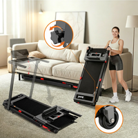Caminadora Motorizada Plegable YUNPAO Directo de Fábrica, 2.0HP, Equipo de Gimnasio en Casa, Máquina Eléctrica para Correr, Pantalla LED, Capacidad de 120kg