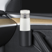 Porte-gobelet de porte de voiture Boîte de rangement pour gobelets Support de porte pour réservoir de boisson Support pour bouteille d'eau Accessoires de voiture pour Tesla Model 3 Y