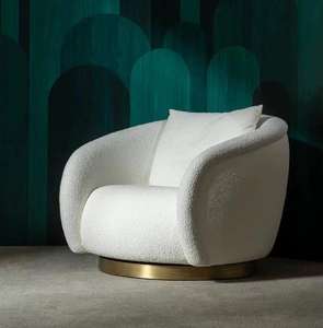 เก้าอี้โซฟาหรูหราสไตล์มินิมอลสำหรับล็อบบี้โรงแรม ห้องเจรจาสำนักงาน ห้องนอน และตกแต่งบ้าน - Product Image 4