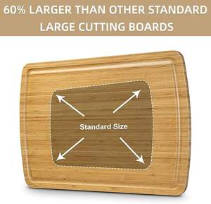 Grande <span class=keywords><strong>planche</strong></span> à découper en bois de chêne de 40x30x2 <span class=keywords><strong>cm</strong></span> <span class=keywords><strong>Planche</strong></span> de service forestière durable, robuste et durable - Product Image 4