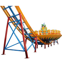 Attraction d'argent pour oreilles de 2,5 pouces, produits de parc d'attractions, ufo volant, équitation