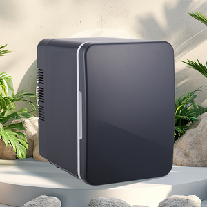 Мини-электрический холодильник портативный 6 л, маленький морозильник для дома, общежития, студента, для одного человека, автомобильный холодильник из пластика - Product Image 1