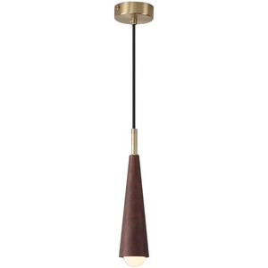 Lampe suspendue moderne en bois en forme de larme pour chambre à coucher - Product Image 4