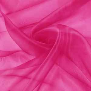 Organza de Seda 100% Seda, Tul de Seda de 5 mm, Ancho de 114 cm, Tela de Organza para Vestido de Mujer - Product Image 1