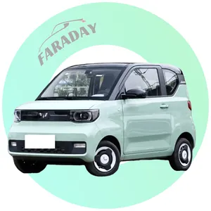 Wuling Hongguang Airbag Mini Ev 100km/h Lithium Battery Smart Car Mini High Speed Electric New Vehicle - Electric Cars