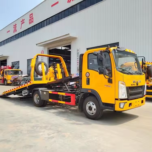 Nouveau camion de <span class=keywords><strong>remorquage</strong></span> à plateau plat 6 roues 4x2, diesel, avec transmission manuelle, pour les services <span class=keywords><strong>d</strong></span>'urgence, à vendre - Product Image 1