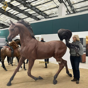 Jardín al aire libre tamaño real al por mayor bronce caballo árabe estatua escultura para la <span class=keywords><strong>venta</strong></span> - Product Image 1