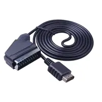 1.8M A/V TV Video Scart RGB Cable Gaming 21 pin euro scart plug cord wire