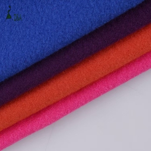 Bán Buôn 100D 170G Cao Đàn Hồi Chải Lông Cừu Vải Dệt Kim 92% Polyester 8% Spandex Nhiệt Dài Tay Áo Đồng Bằng Cho Yoga - Product Image 2