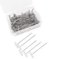Vente en gros 27/32/45/51/53 T broche perruque extension de cheveux moule fixation T-aiguille pour perruques fabrication d'aiguilles à cheveux outil de coiffage
