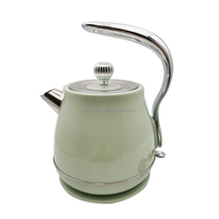 Bouilloire électrique en acier inoxydable, Design à la mode, bas prix, corps en acier inoxydable, coloré, arrêt automatique, Protection contre l'ébouillante à sec, forme de boule, 1,7 l
