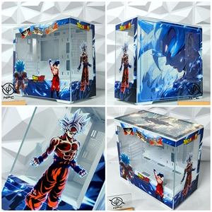 เคสคอมพิวเตอร์สำหรับเล่นเกมแบบตั้งโต๊ะพร้อมแผงกระจกใสแบบเต็มมุมมองขนาด 360 มม. รองรับหม้อน้ำและโครงโลหะ รุ่น NPC Custom Pattern - Product Image 5
