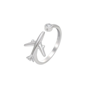 Anello Elegante da Donna con Design a Forma di Aeroplano, Gioiello di Moda Creativo di Alta Qualità Direttamente dalla Fabbrica - Product Image 5