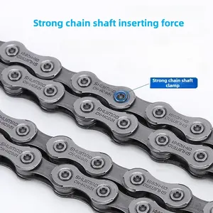 <span class=keywords><strong>Cadena</strong></span> de Velocidad Original <span class=keywords><strong>12v</strong></span> V V 6/126L para Bicicleta de Montaña MTB y Piezas de Mini Bicicleta de Bolsillo, Gran Venta - Product Image 2