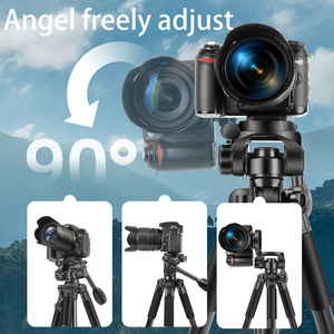 QZSD-Q111L 170CM fotoğraf standı alüminyum kamera tripodu montaj dijital ve standı taşınabilir kamera tripodu - Product Image 3