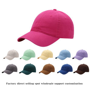 Casquette de baseball structurée à 6 panneaux en gros d'usine, en coton de haute qualité, broderie pour le sport, logo personnalisé, casquettes vierges - Product Image 5