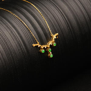 Collar de Jadeíta Feicui de Oro de 24K de Lujo Ortodoxo de Alta Calidad para Mujer, Certificado por Terceros, Ideal para Eventos de Gala - Product Image 6