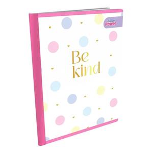 Colombia Cuaderno Cosido Cocido-Be Kind Flower Power Cuaderno rosa para Niñas - Product Image 1