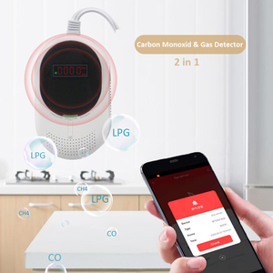 Hệ thống báo động cho an ninh nhà Wifi gas và Carbon Monoxide cảm biến Detector tuya 2 trong 1 co gas báo động với En tiêu chuẩn - Product Image 1