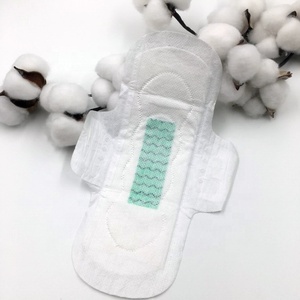Proveedor <span class=keywords><strong>Shein</strong></span>, Higiene Femenina, Marca Privada OEM, Toallas Sanitarias Desechables de Algodón Orgánico para Mujer, Toallas Sanitarias Anion Super Napkins al por Mayor - Product Image 1
