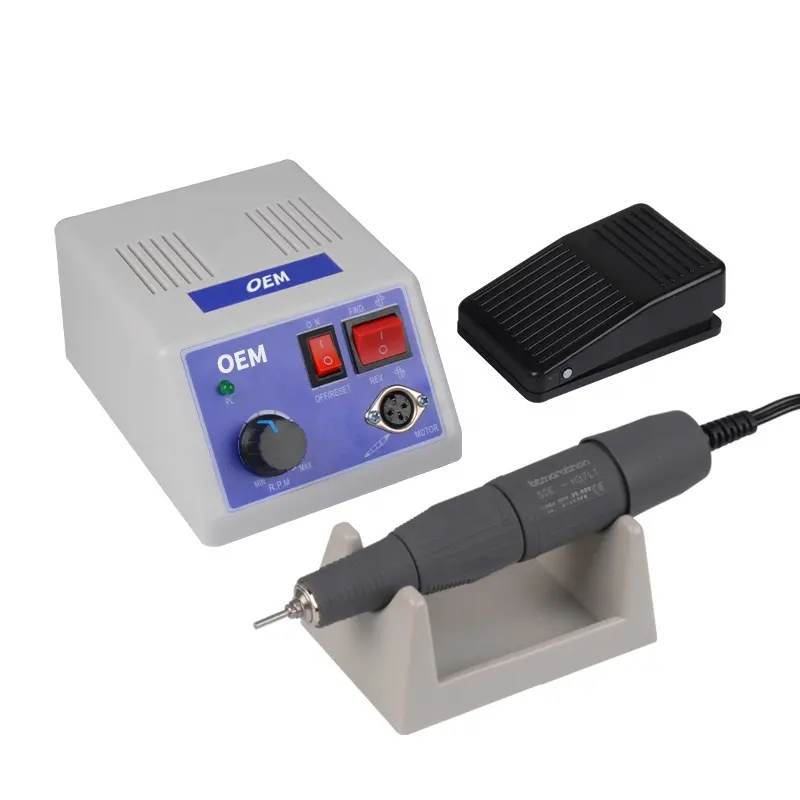 Micromotor de laboratorio Dental, 2025, 65W, 35000RPM, potente taladro dental, caja de taladro, micro motor qz60