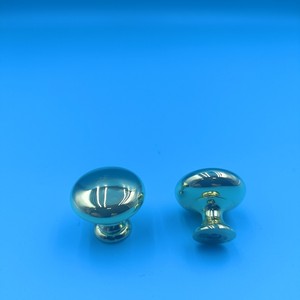 Zinc Alloy <b>Round</b> Furniture Knob 20mm 25mm 30mm Gold Chrome <b>Brushed</b> Modern Drawer Handle Surface Decoration Durable - Product Image 2