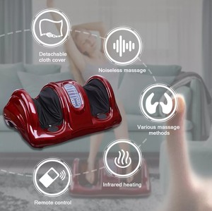 Bacak uygulaması için çok fonksiyonlu elektrikli Shiatsu ayak masajı Spa ısıtma basınçlı ayak masaj makinesi - Product Image 6