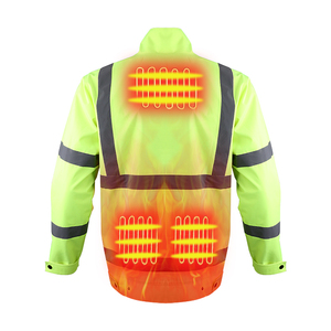 <span class=keywords><strong>Giacca</strong></span> calda termica da uomo ad alta visibilità con riscaldamento elettrico a infrarossi intelligente autunno inverno - Product Image 4