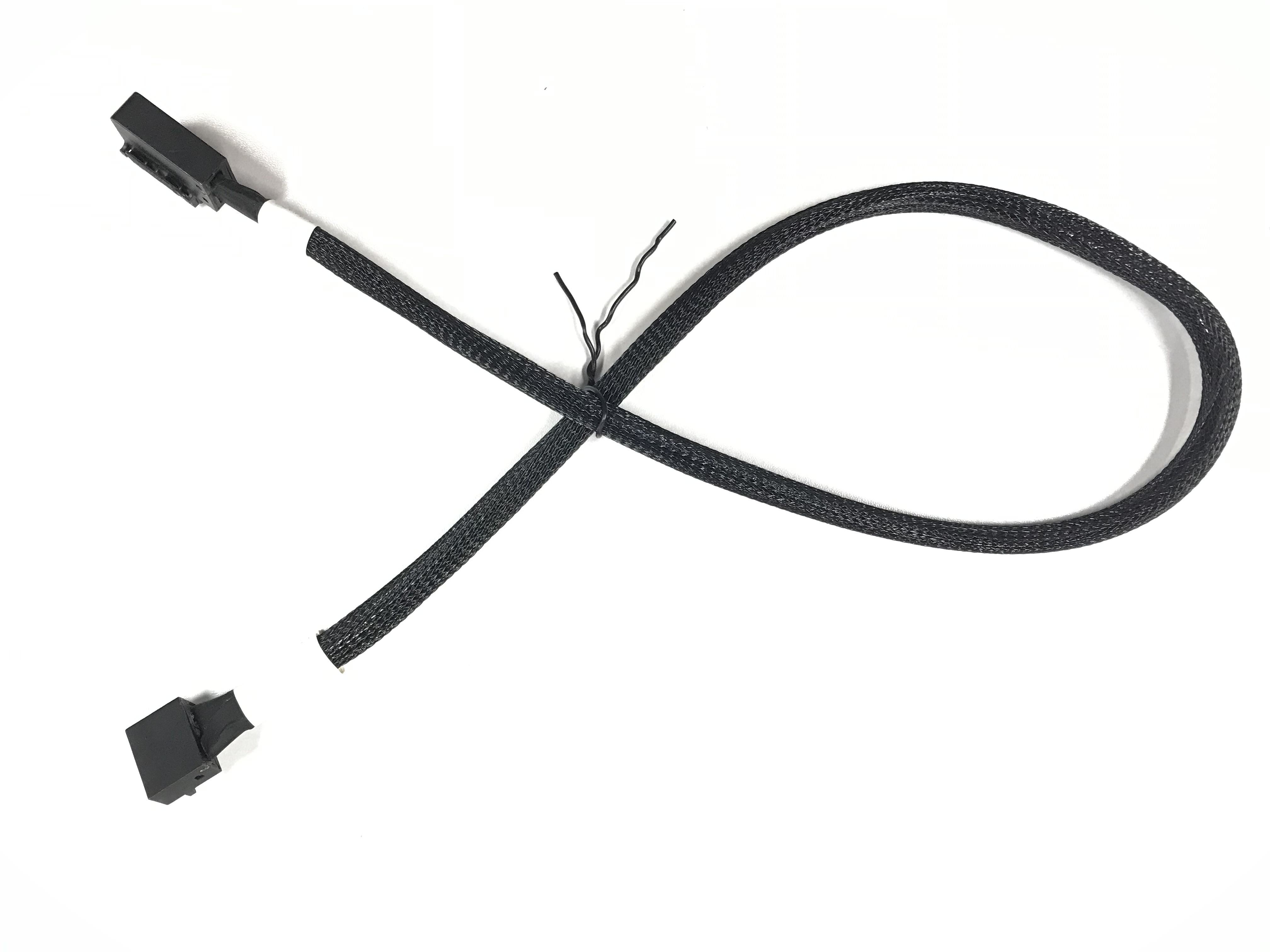 HONPNK 0.71M SFF 8643 8i to SFF 8643 8i Side Bend Cable