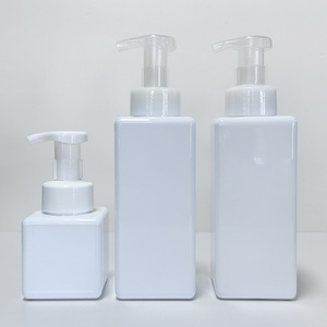 Square Mousse Foam Dispenser 250ml 450ml Face Wash Foam <b>Pump</b> <b>Bottle</b> Foaming Hand Soap <b>Bottle</b> <b>Pump</b> - Product Image 5