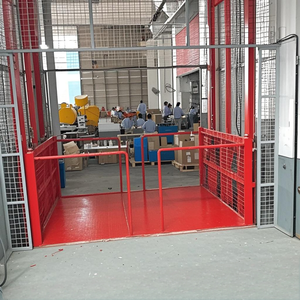 Plataforma Elevadora Hidráulica <span class=keywords><strong>de</strong></span> Acero LEO LEOJD Fabricada en China, 5000 kg, 3500x6000 mm, para 2 Pisos, Usada - Product Image 4