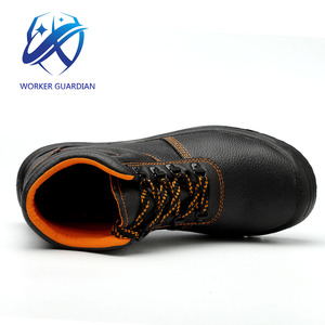 Sepatu Keselamatan Ujung Baja Kulit Asli Murah Terlaris dengan S1 SBP Harga Dropshipping Sepatu Keselamatan - Product Image 5