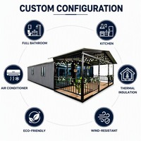 Maison conteneur extensible à installation rapide, norme australienne, 20 pieds, 40 pieds, maison préfabriquée avec terrasse, fabricant OEM certifié CE ISO9001