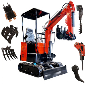 Precio de Fábrica en la UE, Mini Excavadora de 10-12 Toneladas con Multifuncionalidad, Excavadora Hidráulica Pequeña de 1.2 Toneladas - Product Image 1