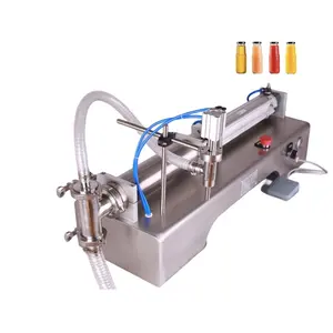 Small Size Semi automatic Piston Sauce Edible Palm Oil Coconut Oil Bottling Filling Equipment Machine