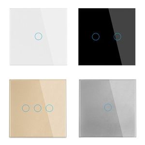 Tuya thông minh ZigBee chuyển điều khiển từ xa Glass cảm ứng tường chuyển đổi thông minh 1/2/3 gang EU tiêu chuẩn chuyển đổi thông minh không cần trung tính - Product Image 1